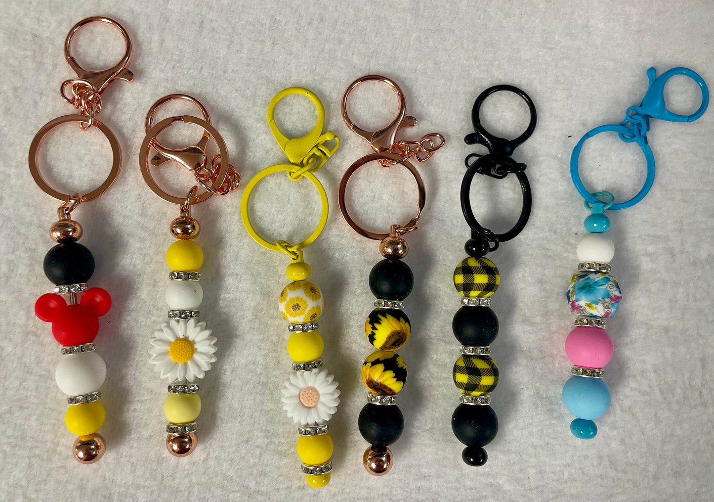 Beaded keychains