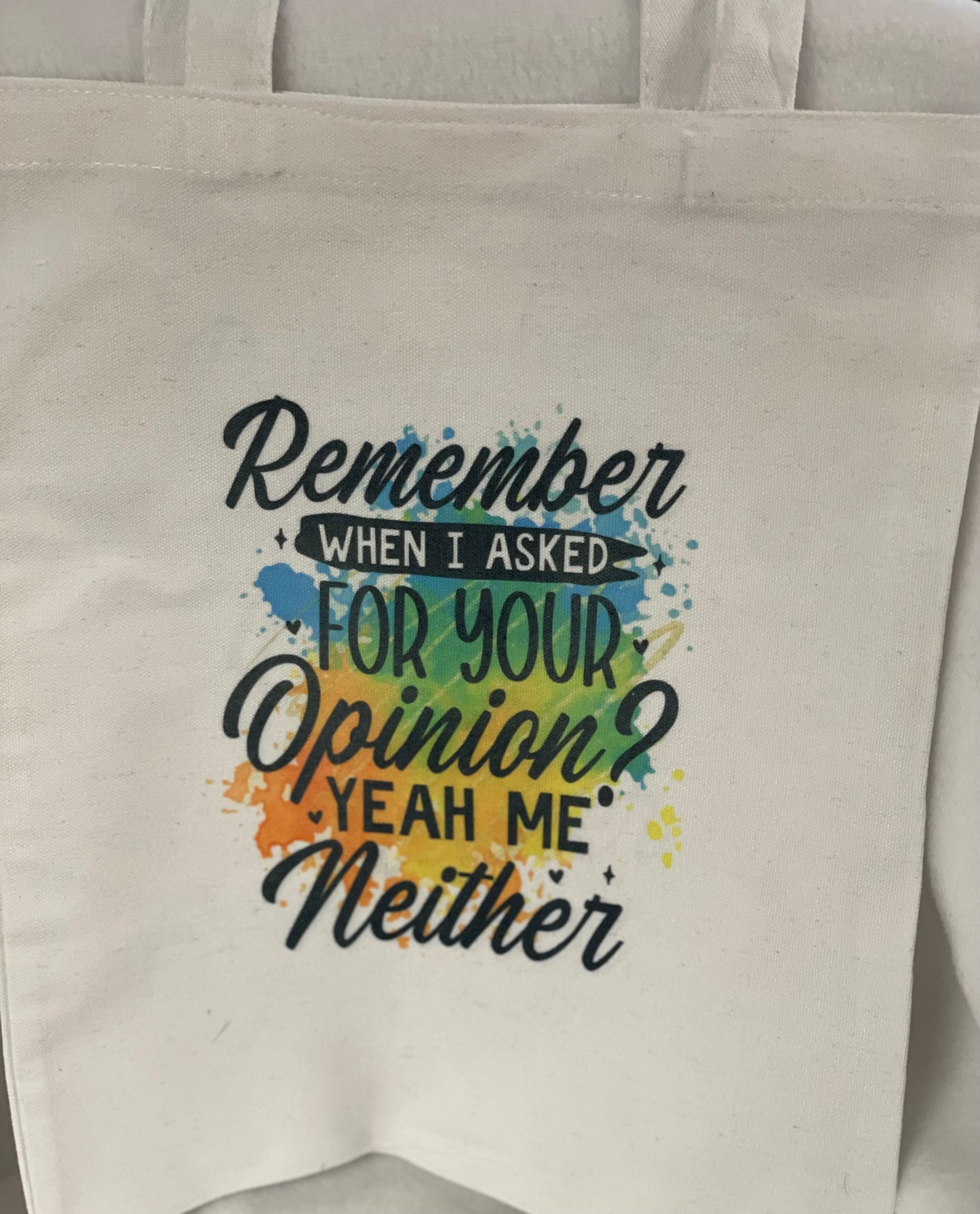Small canvas tote bags