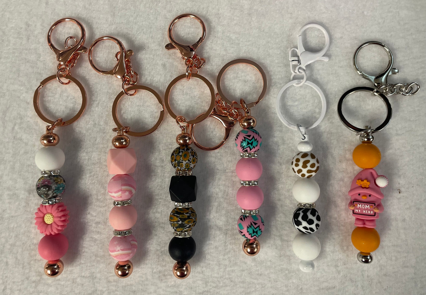 Beaded keychains