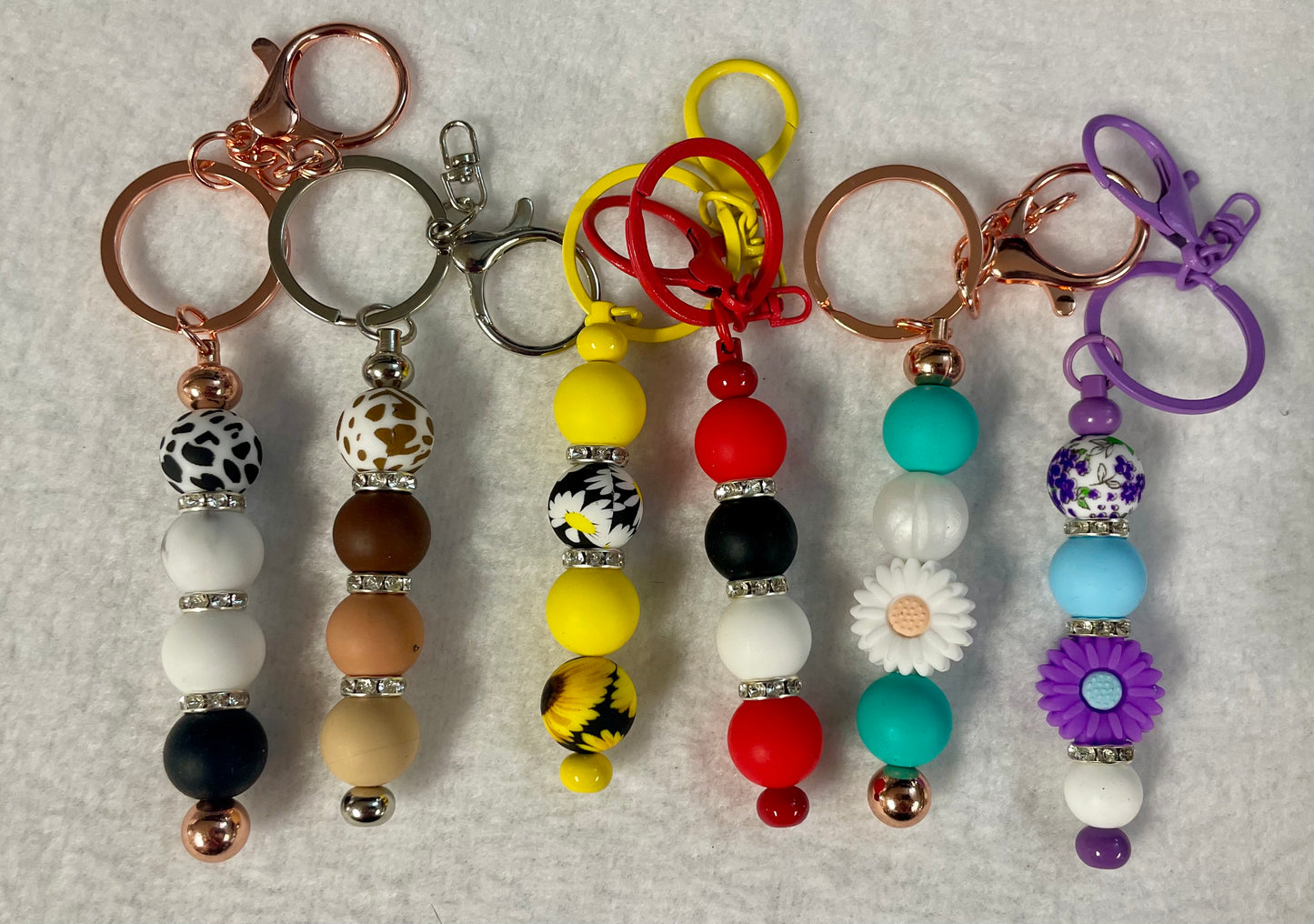 Beaded keychains
