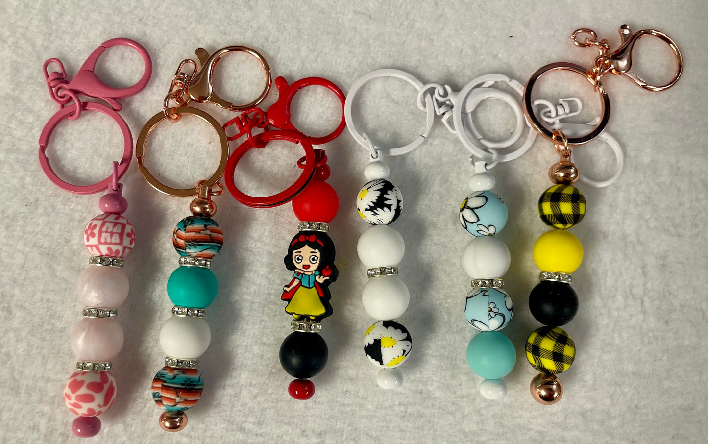 Beaded keychains
