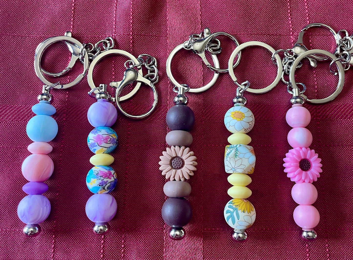 Beaded keychains