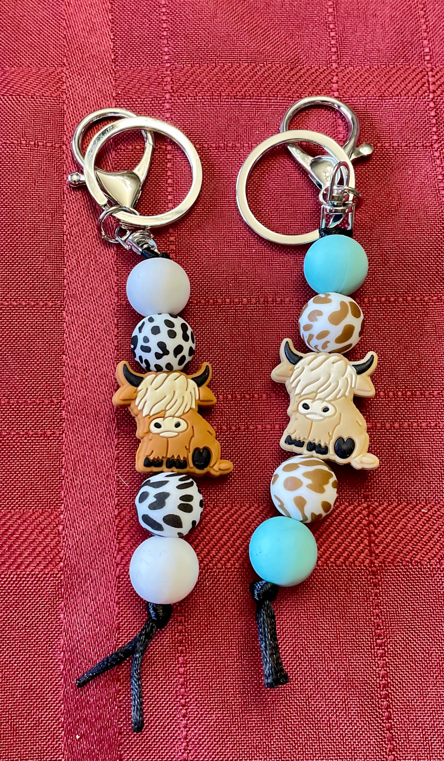Beaded keychains