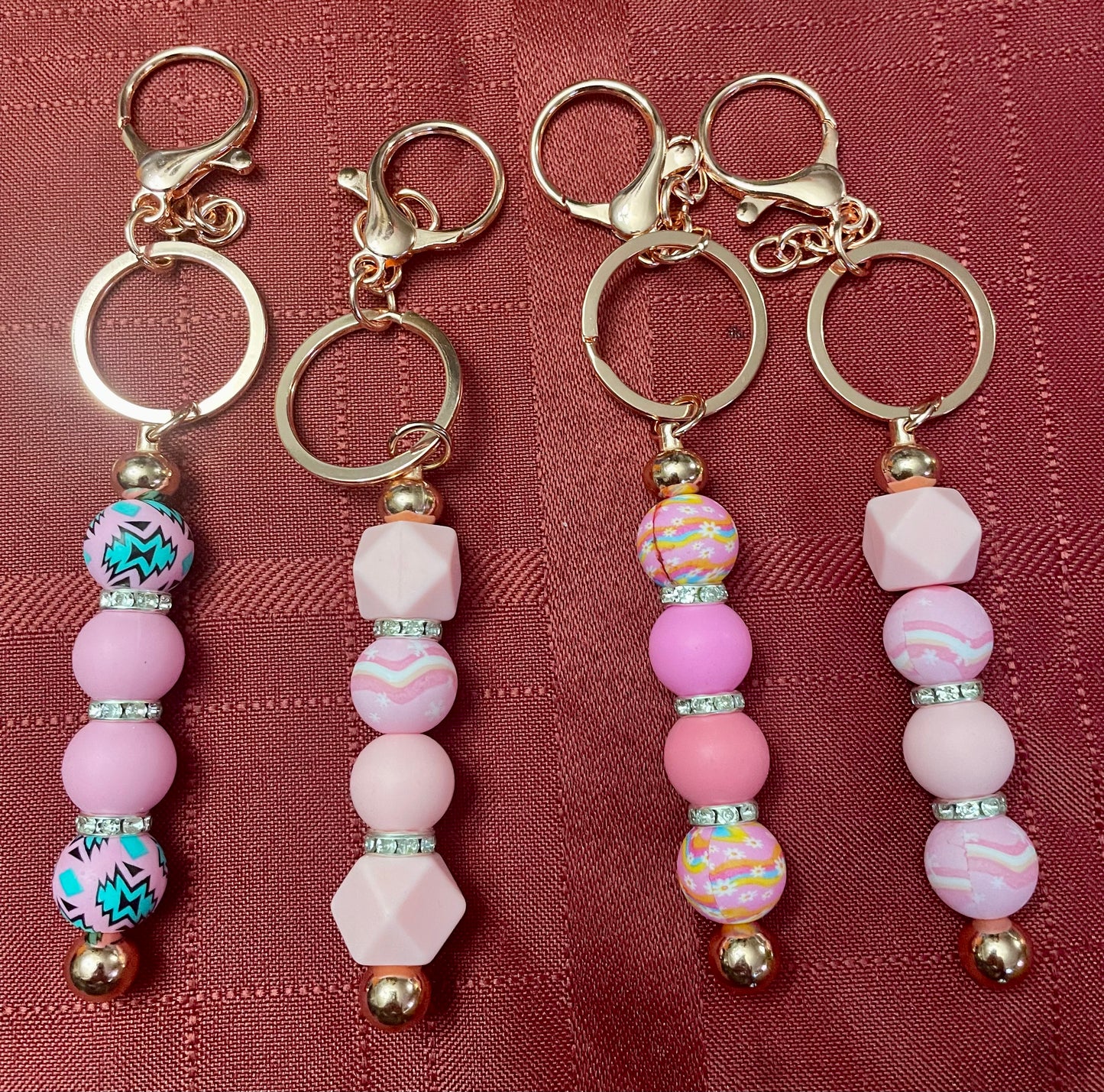 Beaded keychains