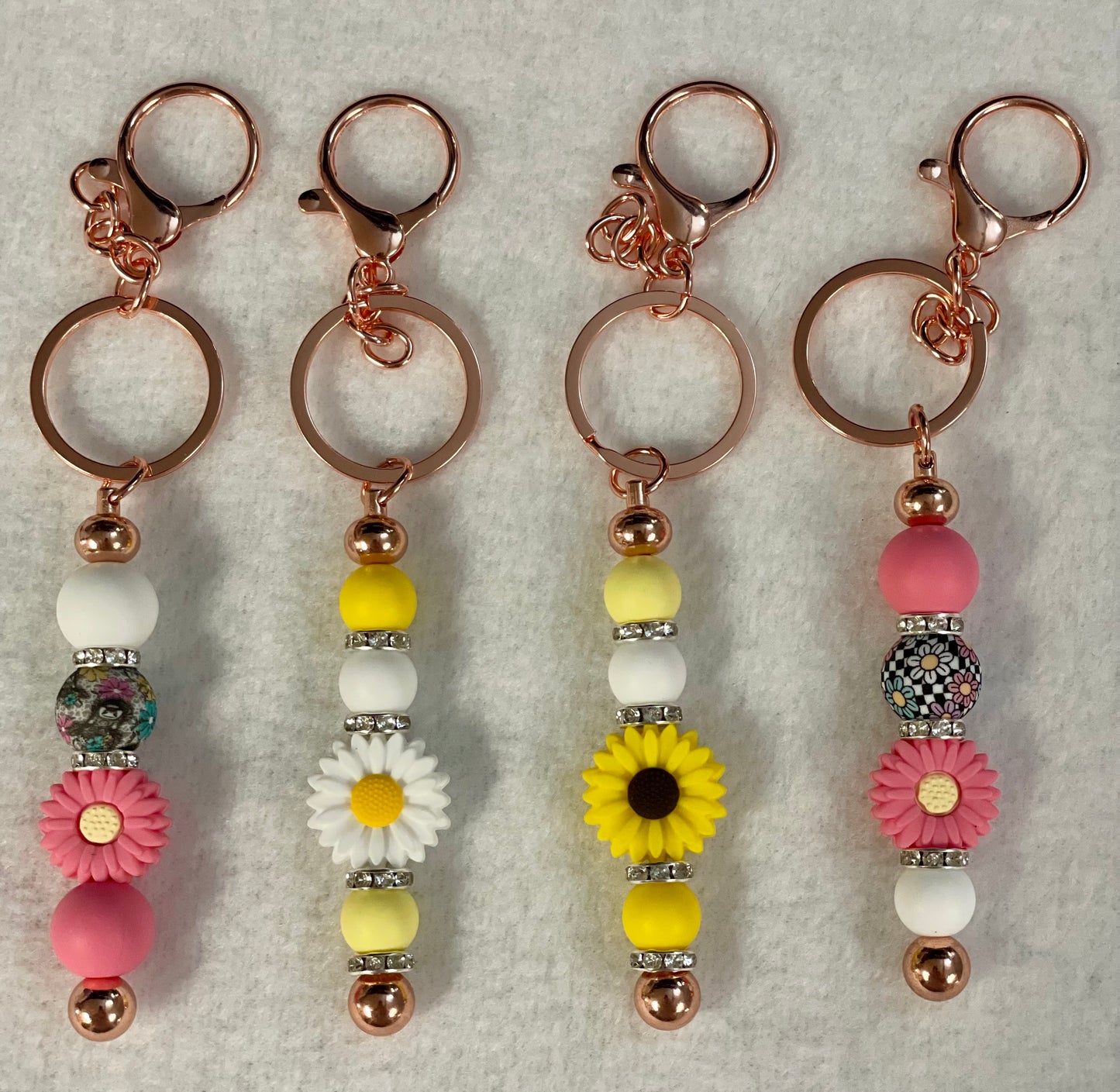 Beaded keychains