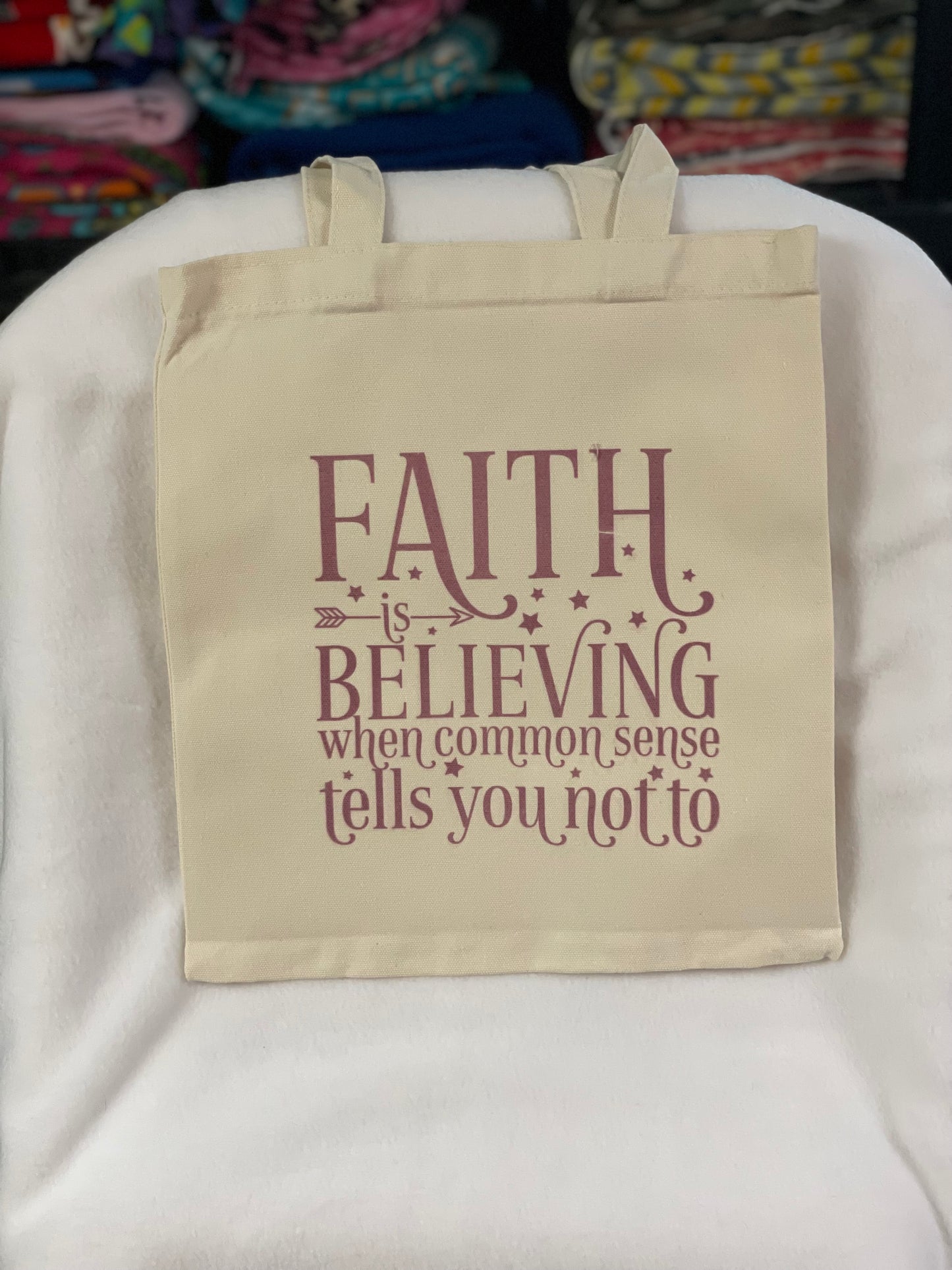 Small canvas tote bags