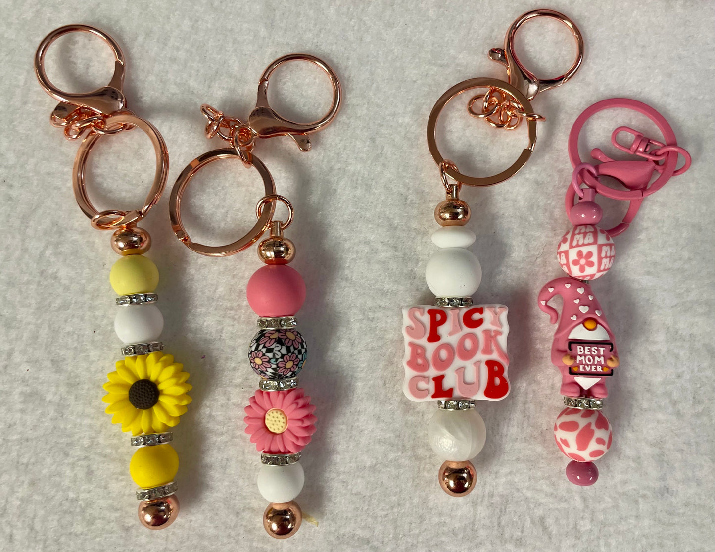 Beaded keychains