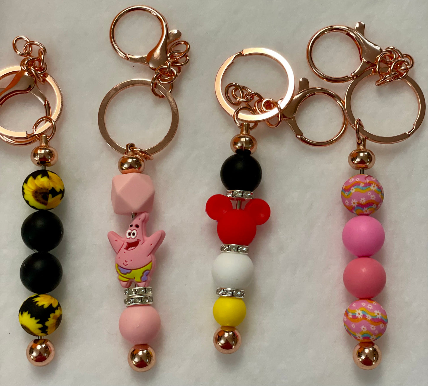 Beaded keychains