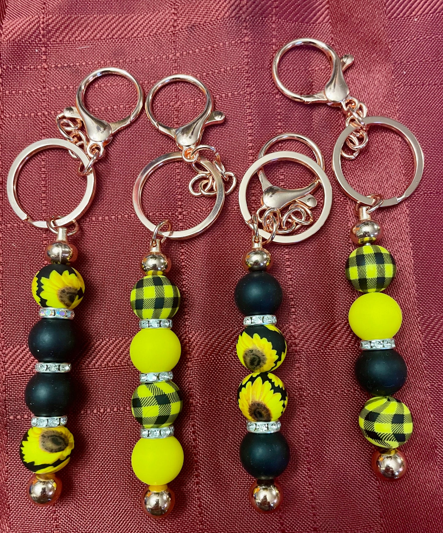 Beaded keychains