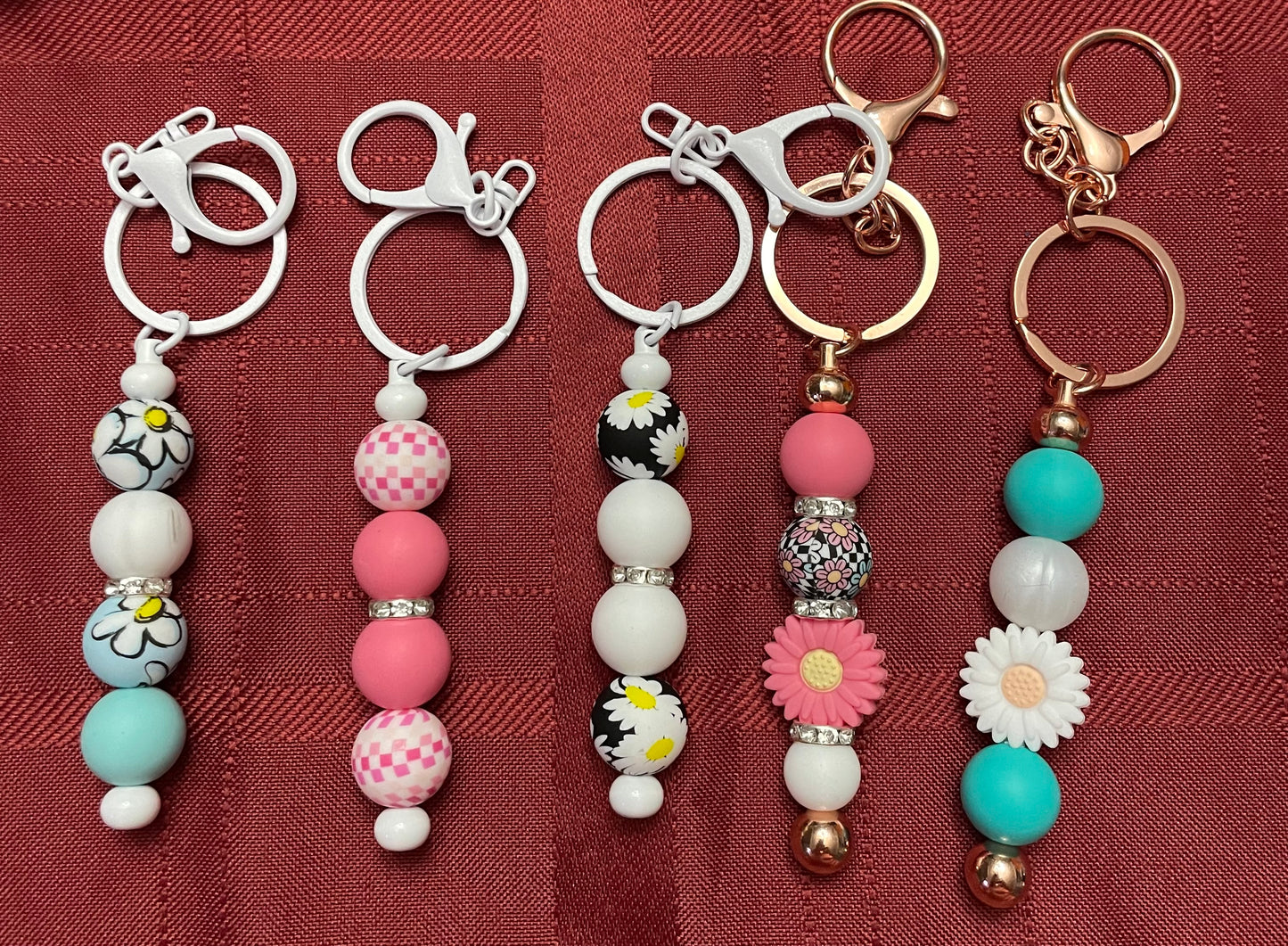 Beaded keychains