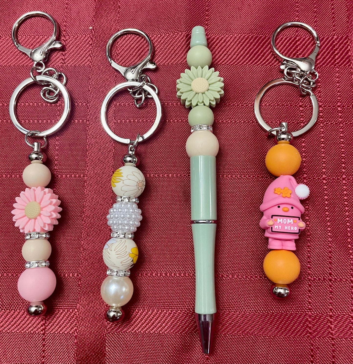 Beaded keychains