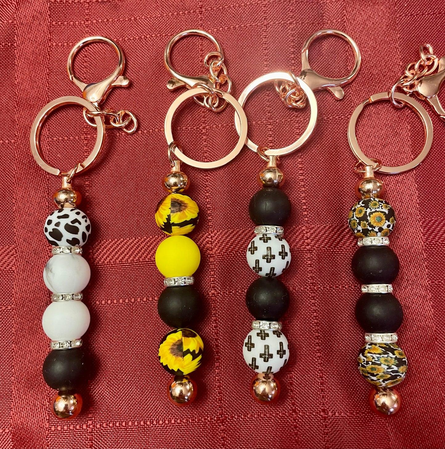 Beaded keychains