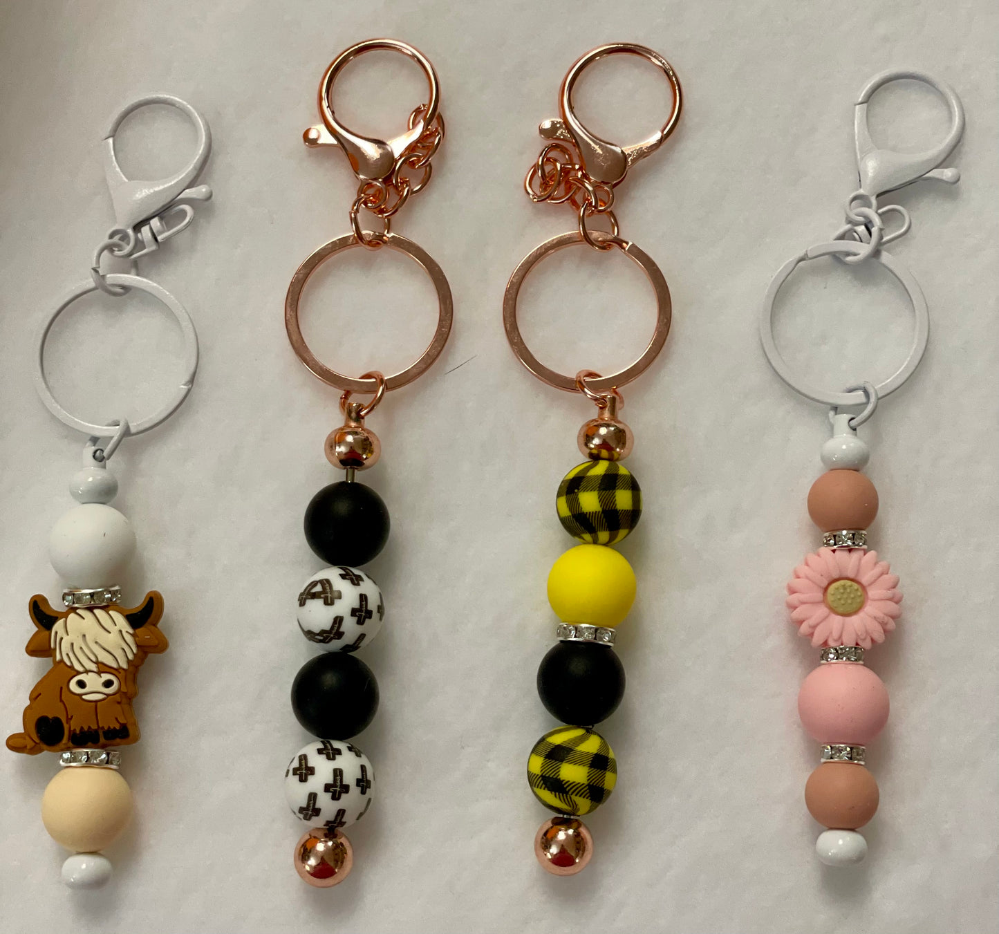 Beaded keychains