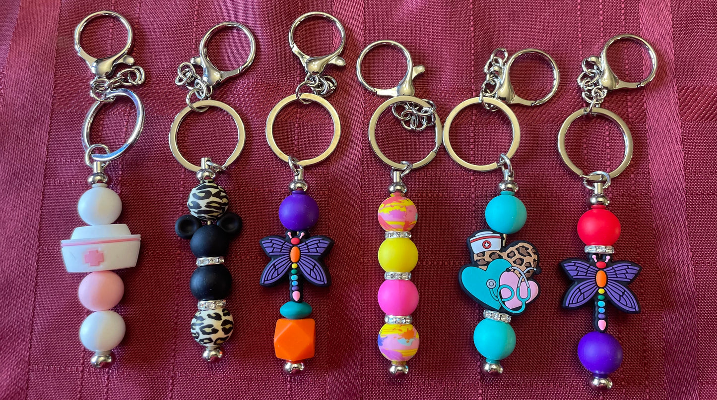 Beaded keychains