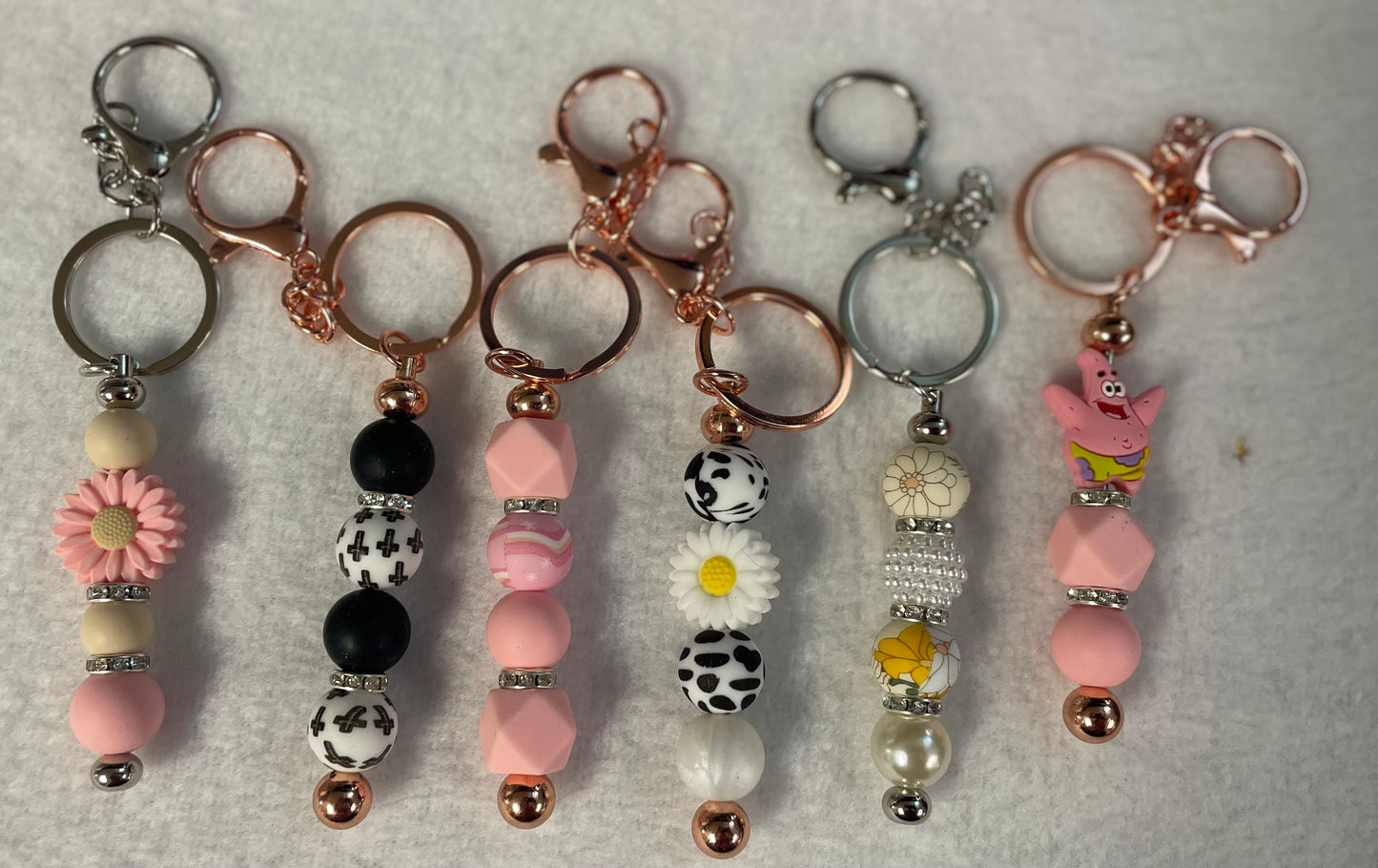 Beaded keychains