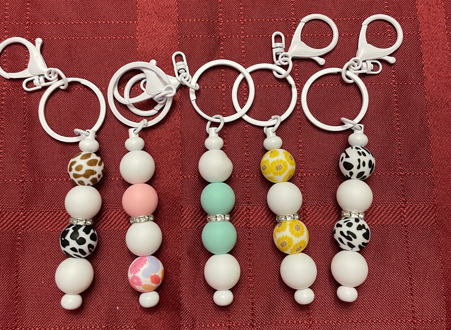 Beaded keychains