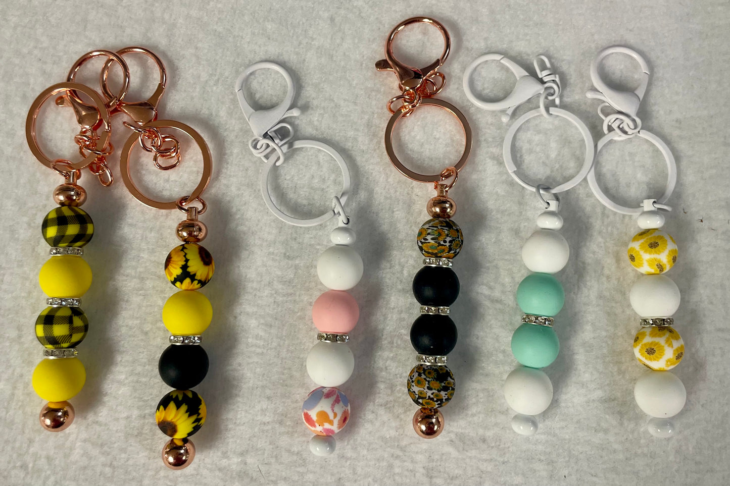 Beaded keychains