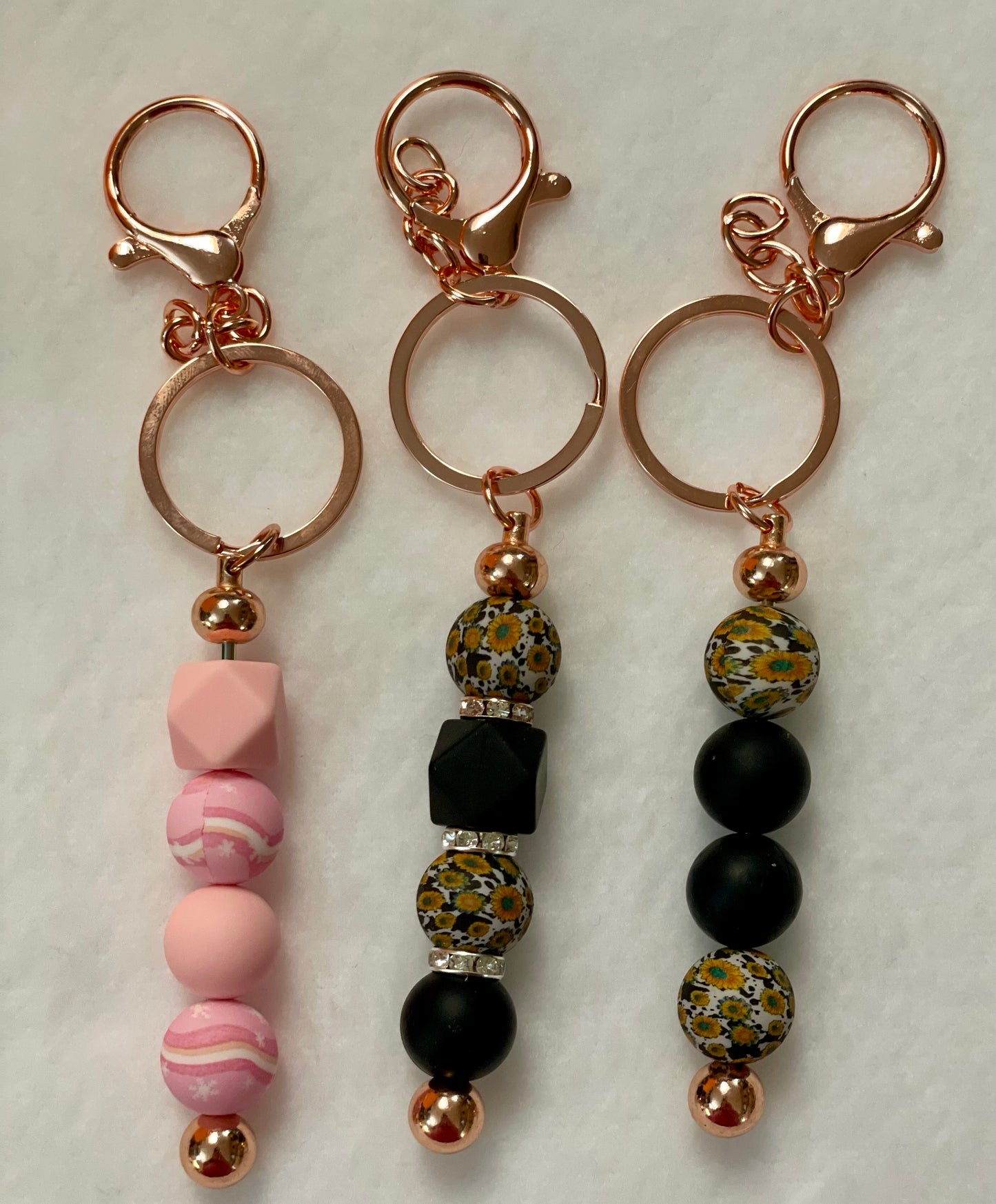 Beaded keychains