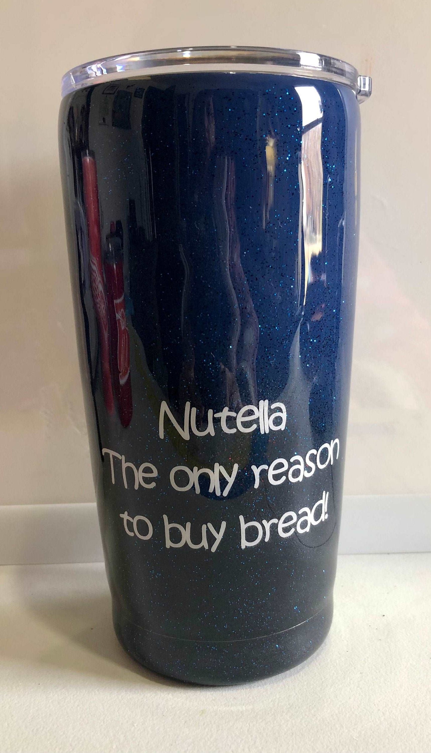 Do you love Nutella? Enjoy a beverage in this 20oz Tumbler.