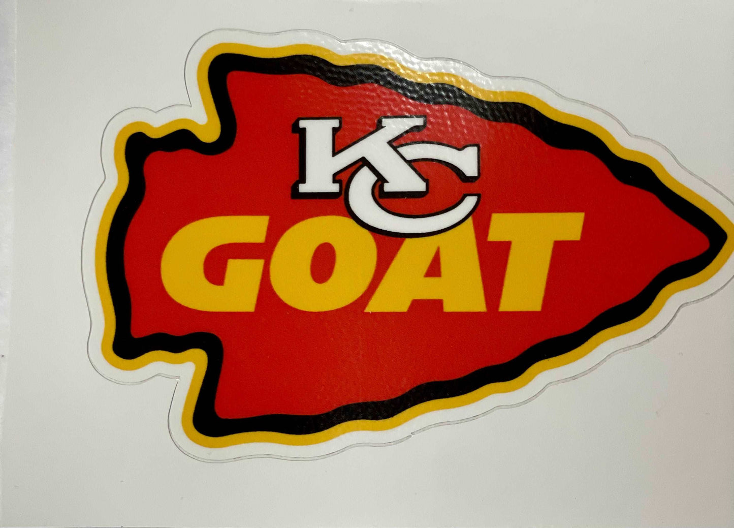 5.5Wx9L Kansas City Chiefs vinyl decal