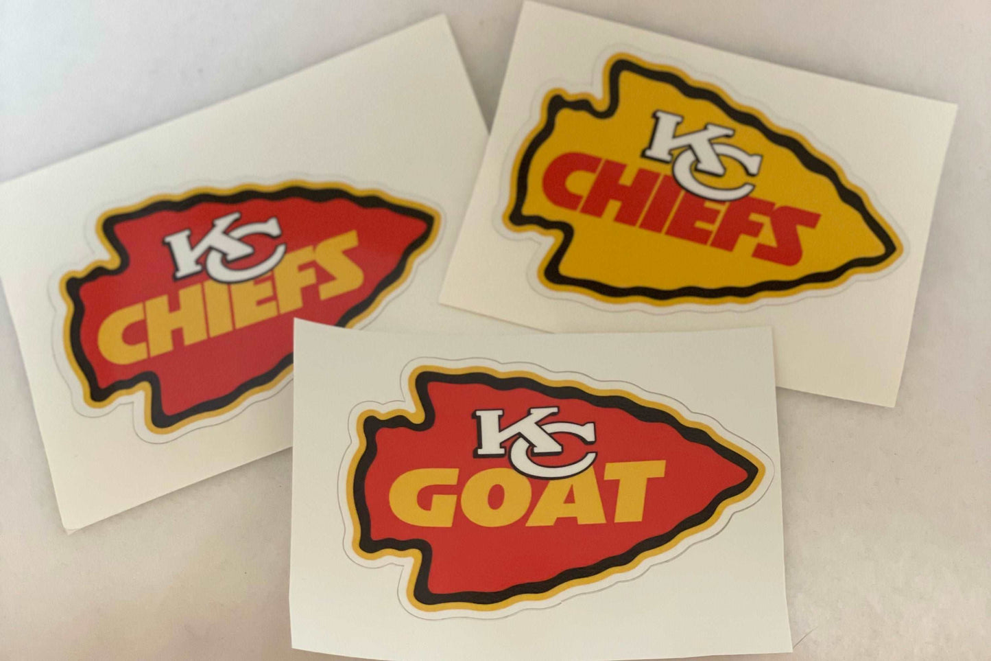 9.5Wx18L Kansas City Chiefs vinyl decal