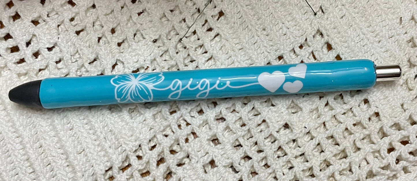 Resin gel pens
