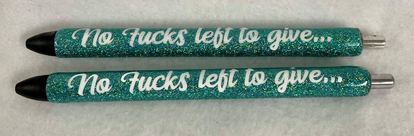 Resin gel pens