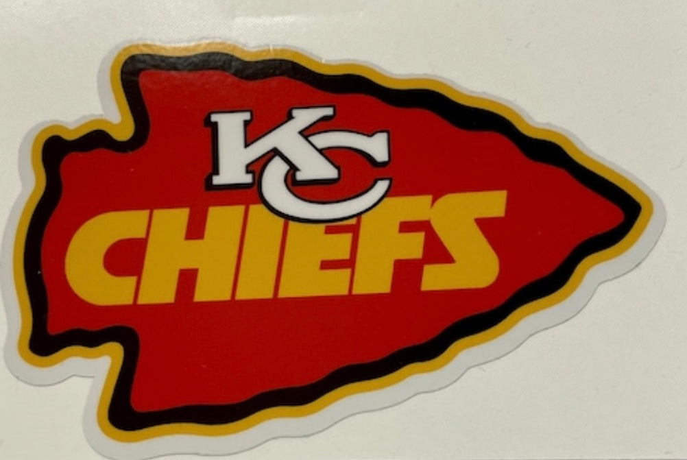5.5Wx9L Kansas City Chiefs vinyl decal