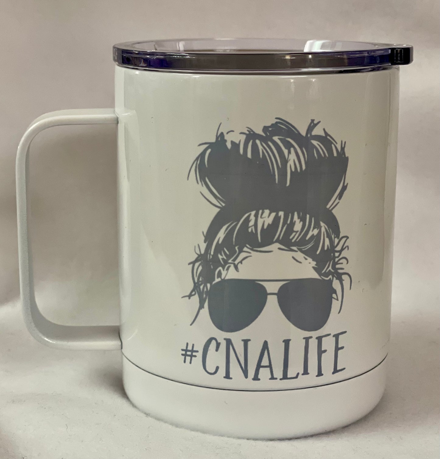 Enjoy your coffee in this 14 ounce ceramic coffee cup!