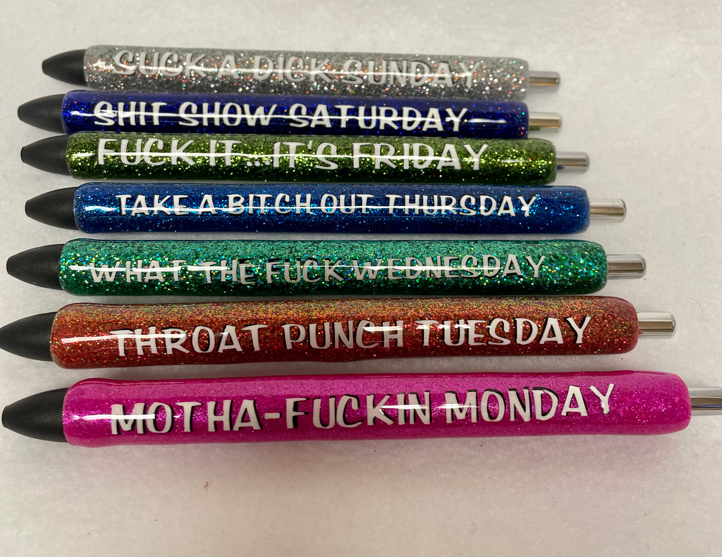 Resin gel pens