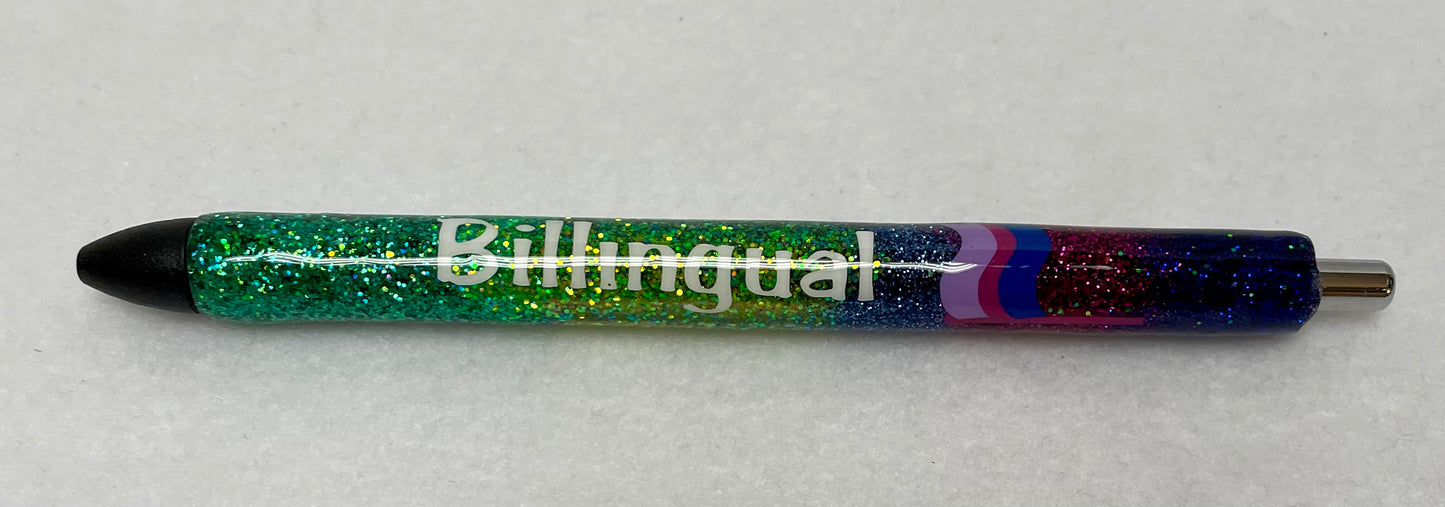 Resin gel pens