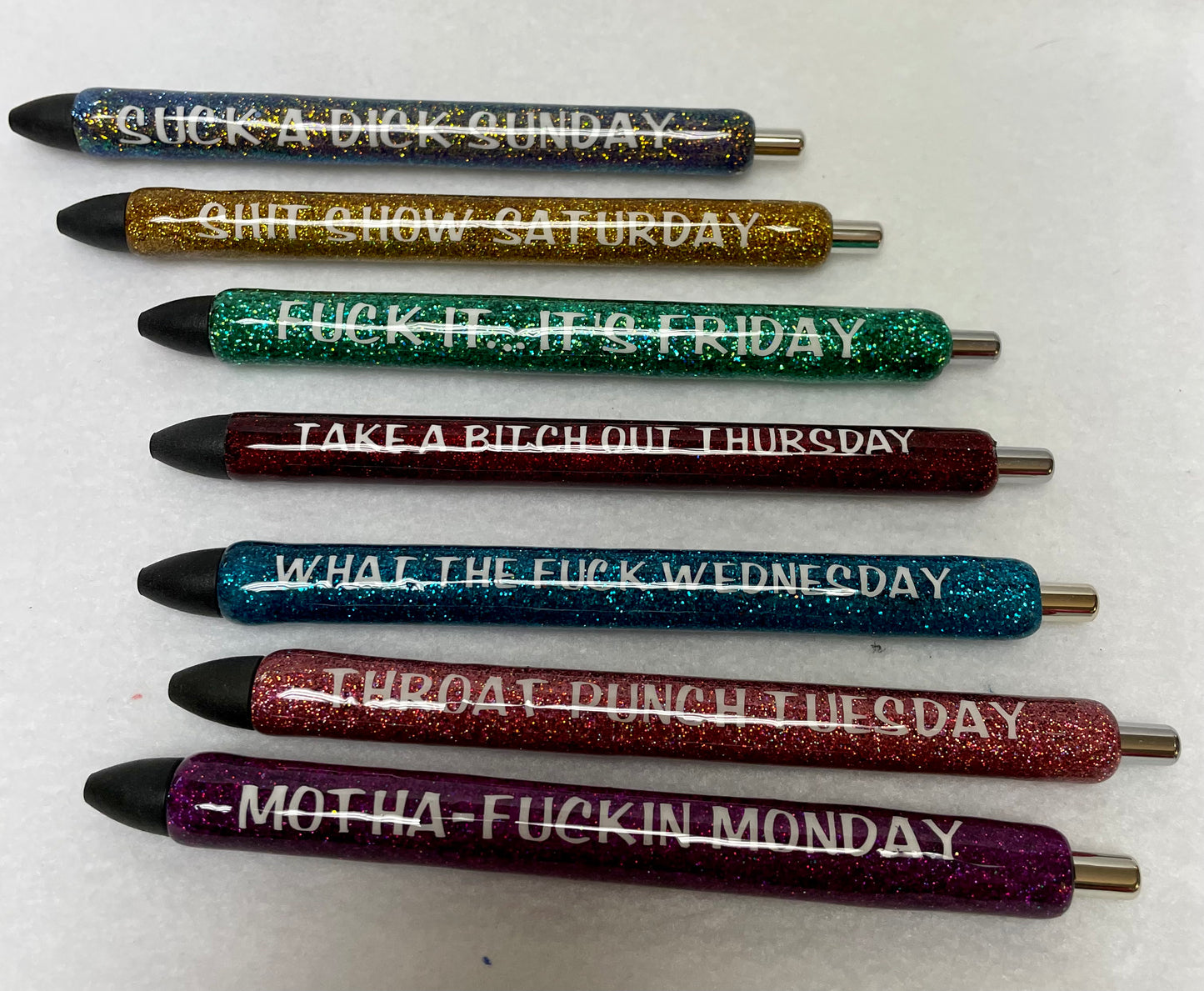 Resin gel pens