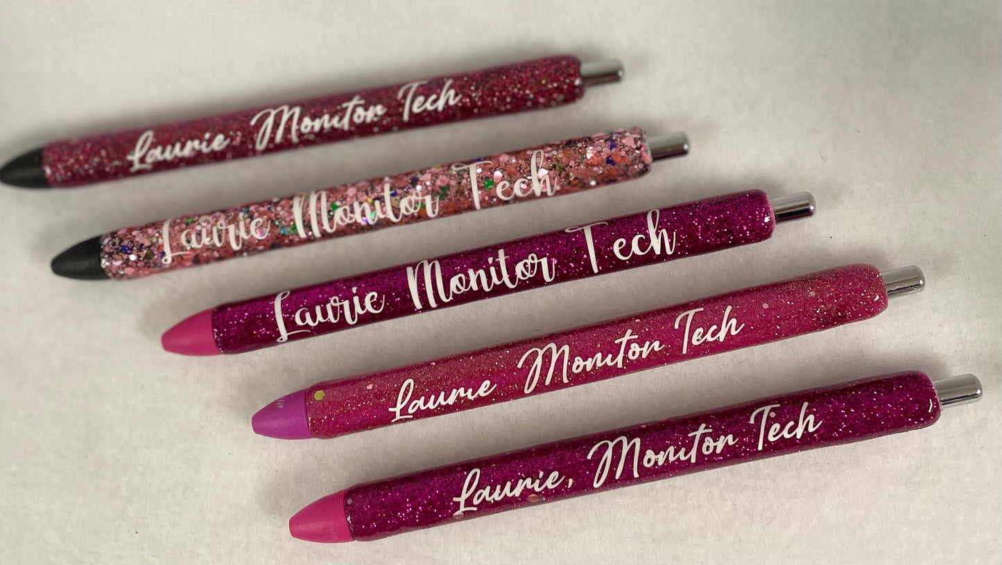 Resin gel pens