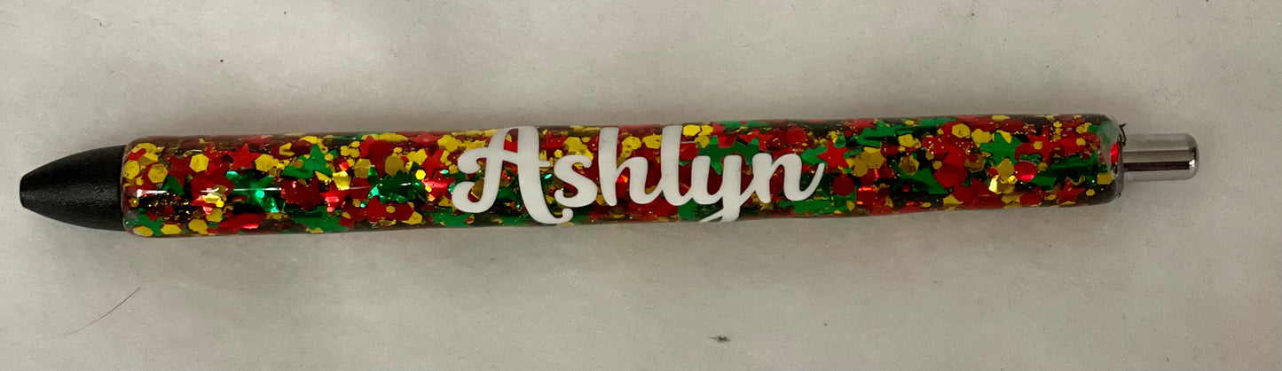 Resin gel pens