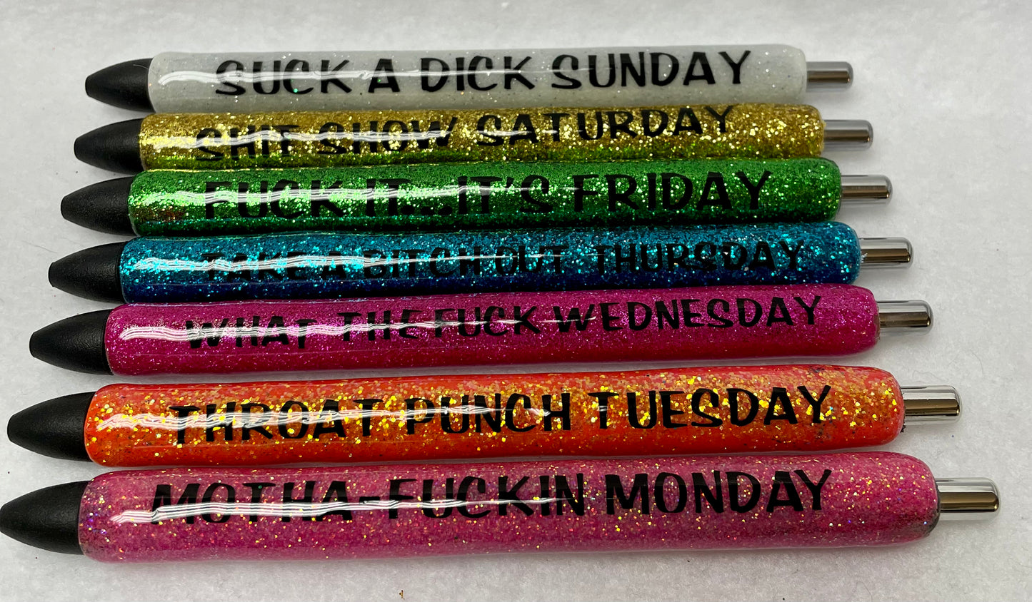 Resin gel pens