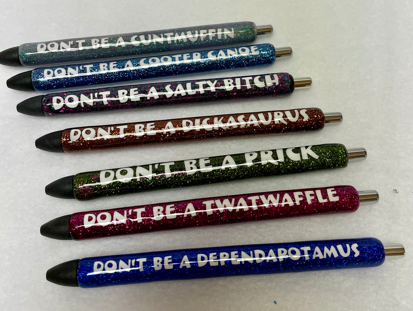 Resin gel pens