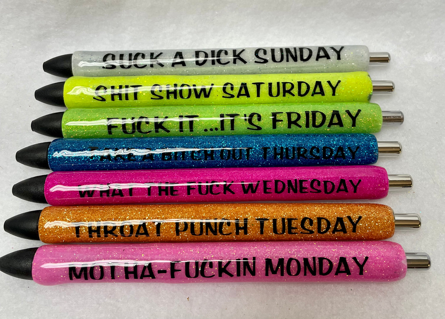 Resin gel pens