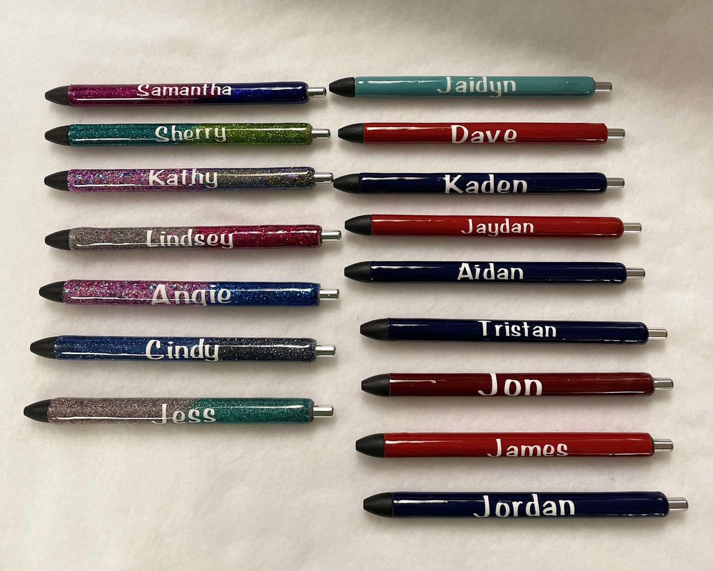 Resin gel pens
