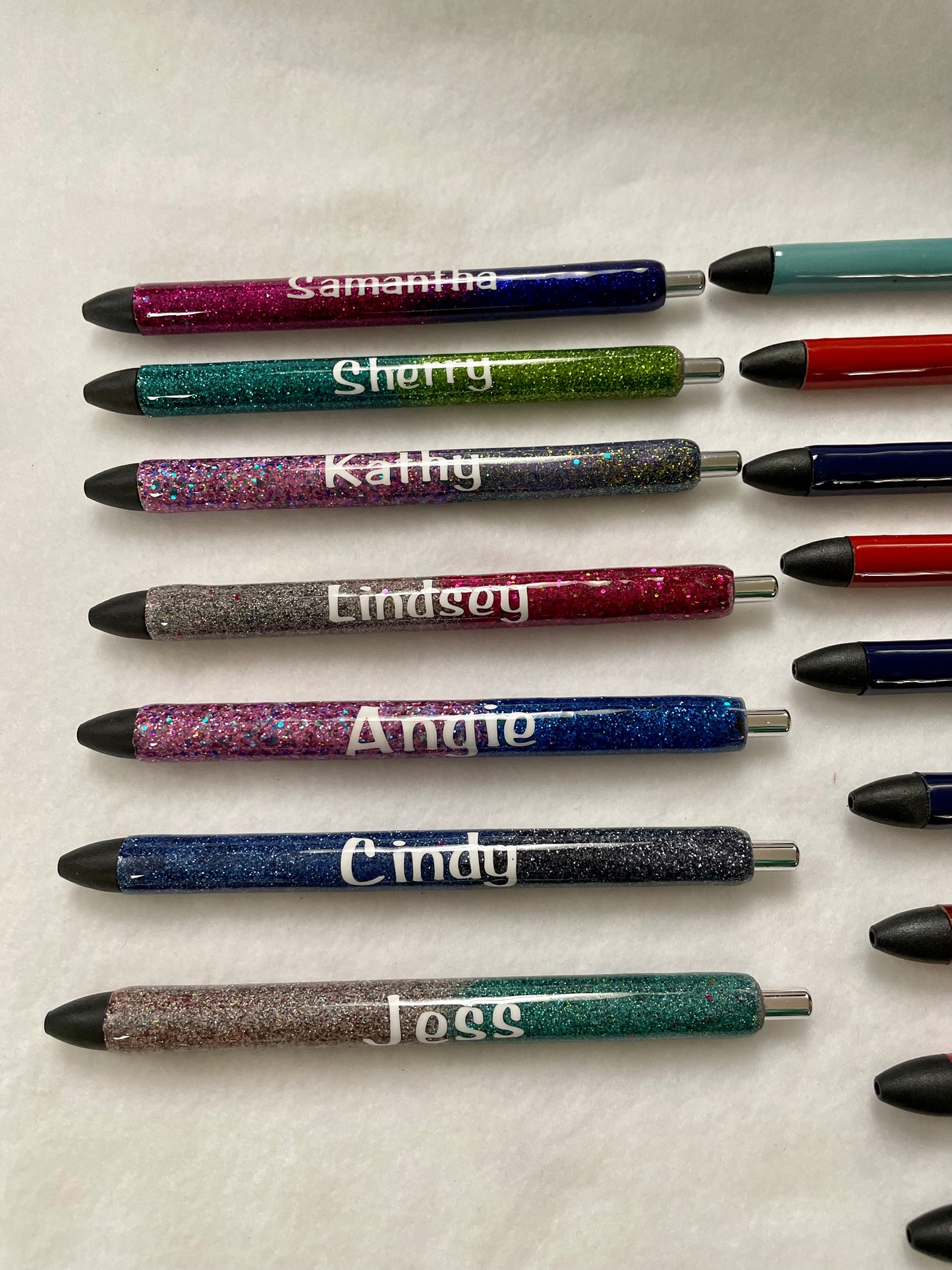 Resin gel pens