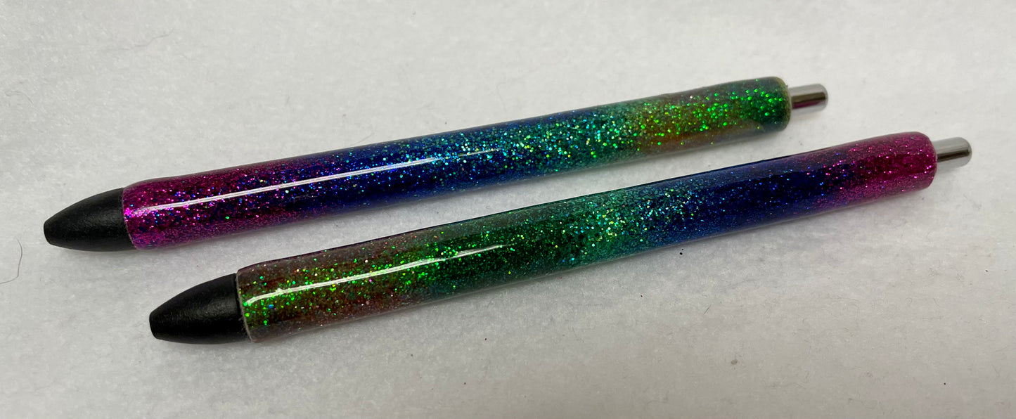 Resin gel pens