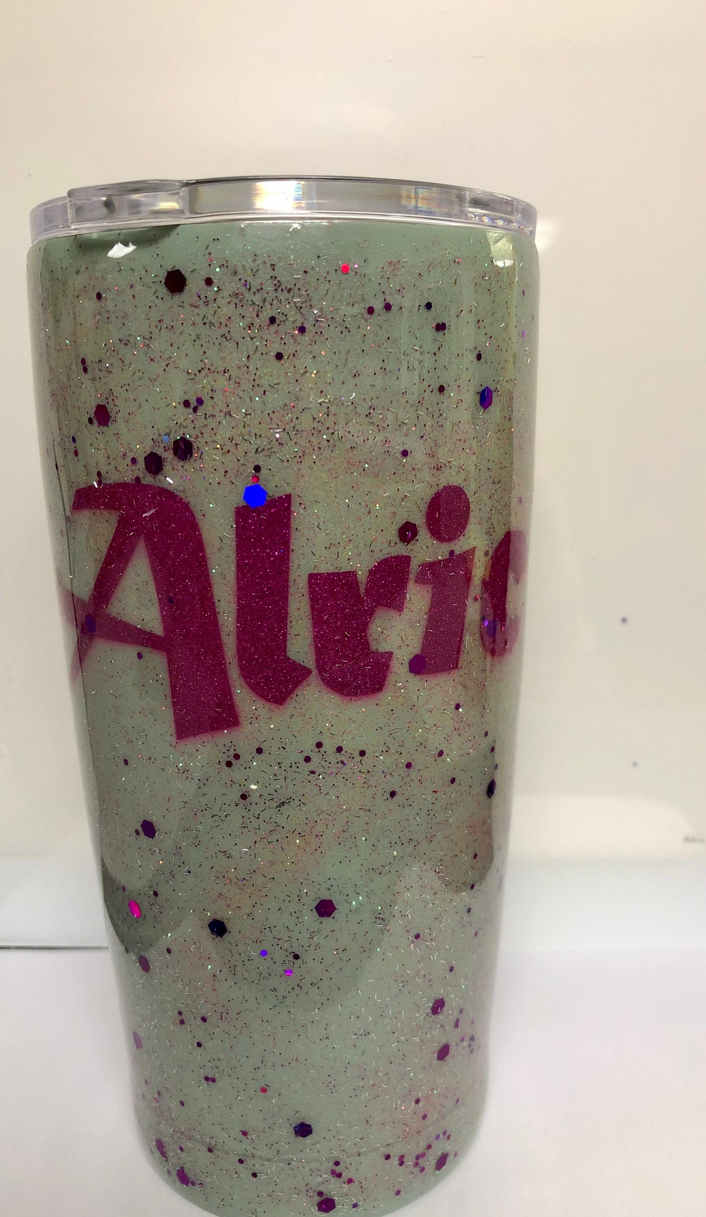 You can Personalize your own tumbler. Enjoy your coffee or cold drink in this 20oz Tumbler.