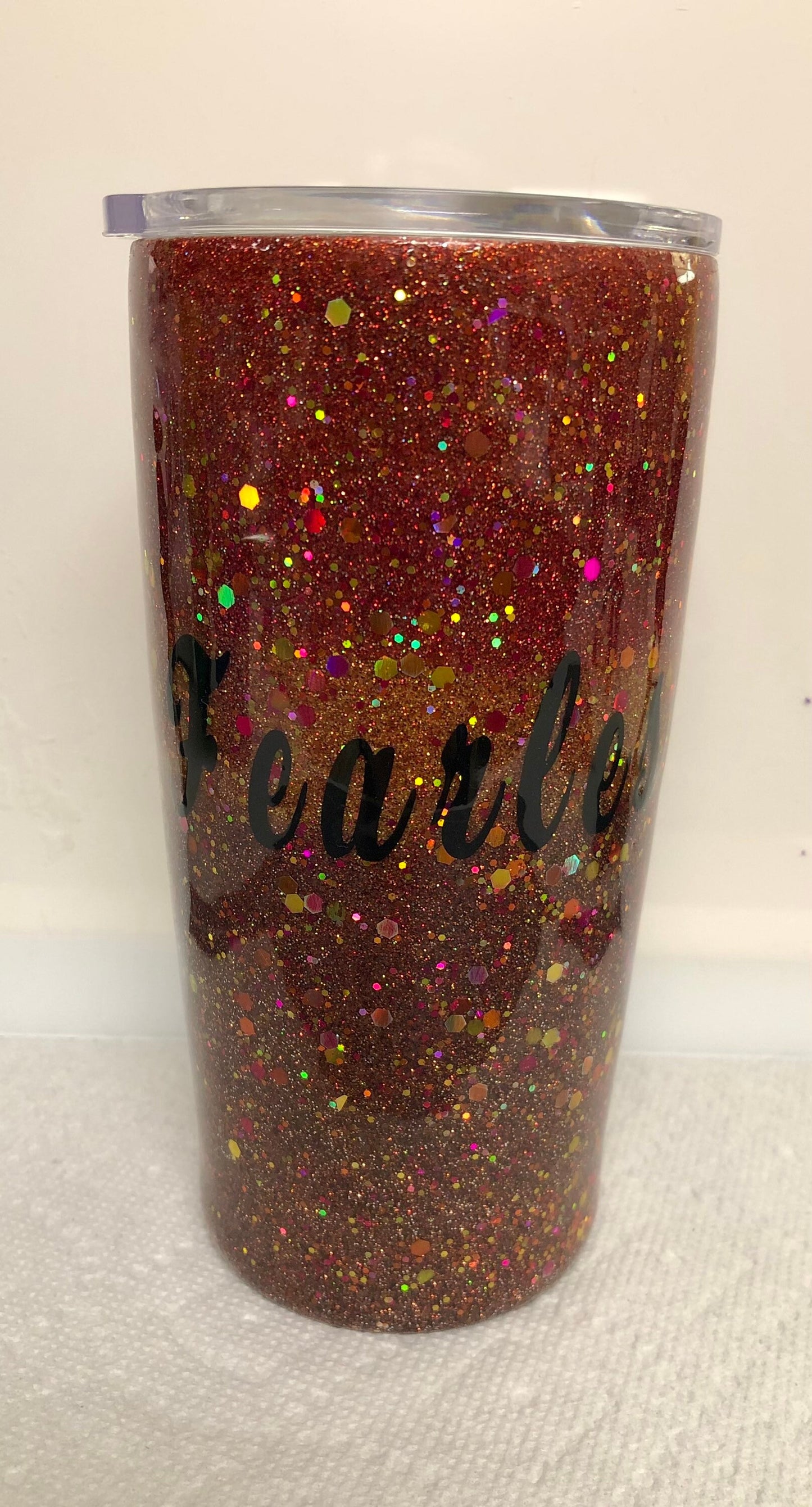 Enjoy a beverage in this Fearless 20oz Tumbler.