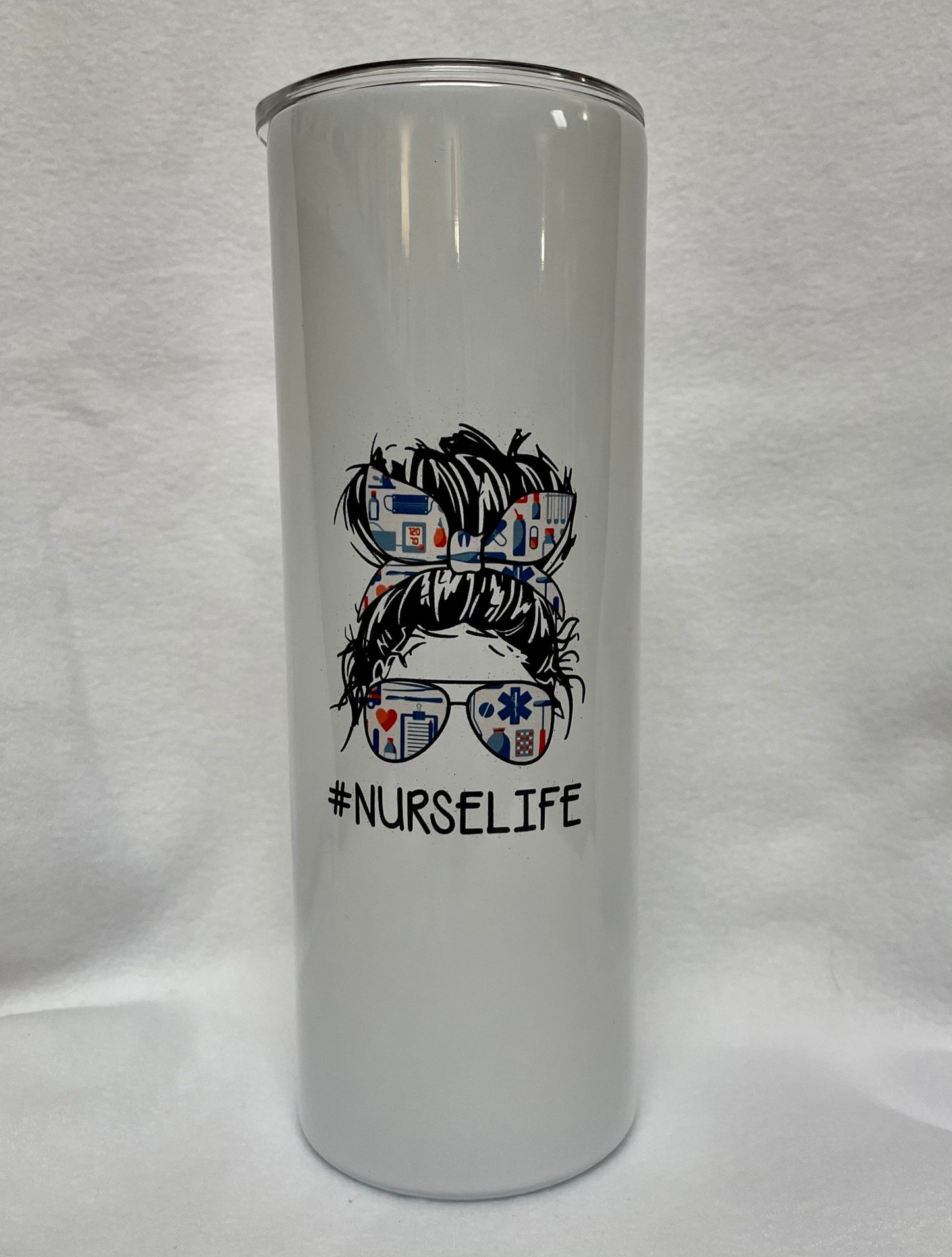 For all you Nurses... Enjoy a beverage in this 20oz skinny Tumbler.