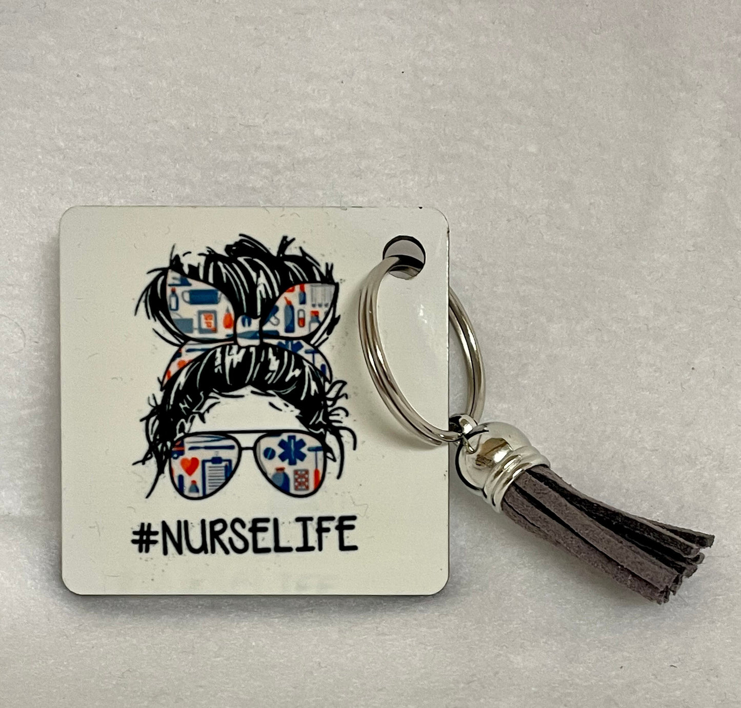 Enjoy the Nurse key ring