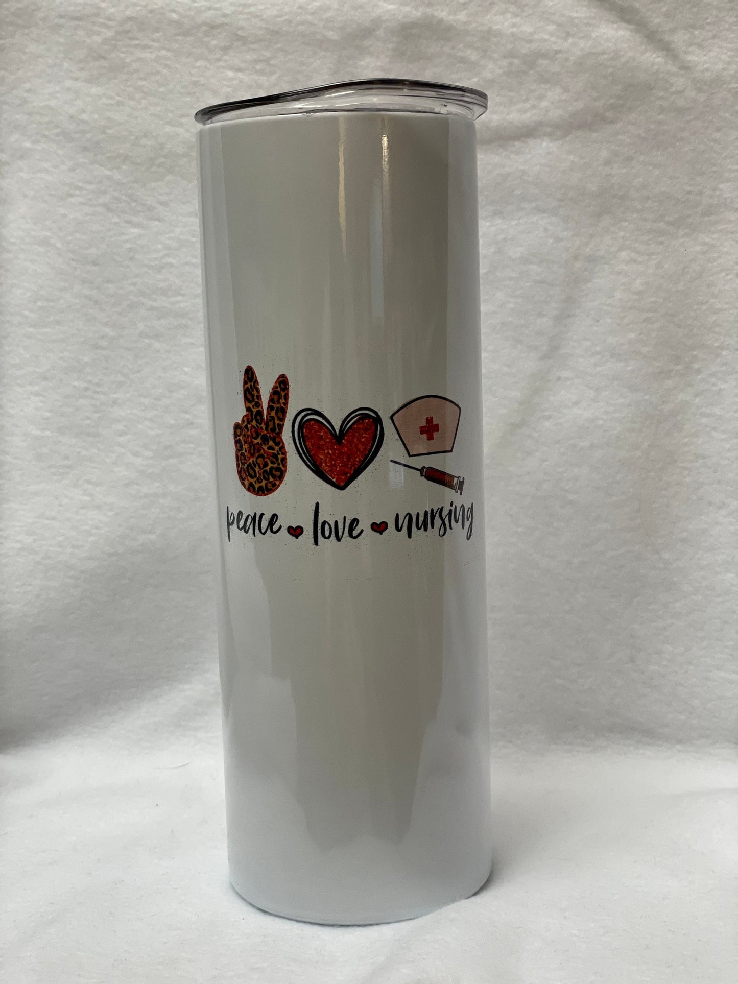 For all the Nurse’s....Enjoy a beverage in this 20oz skinny Tumbler.