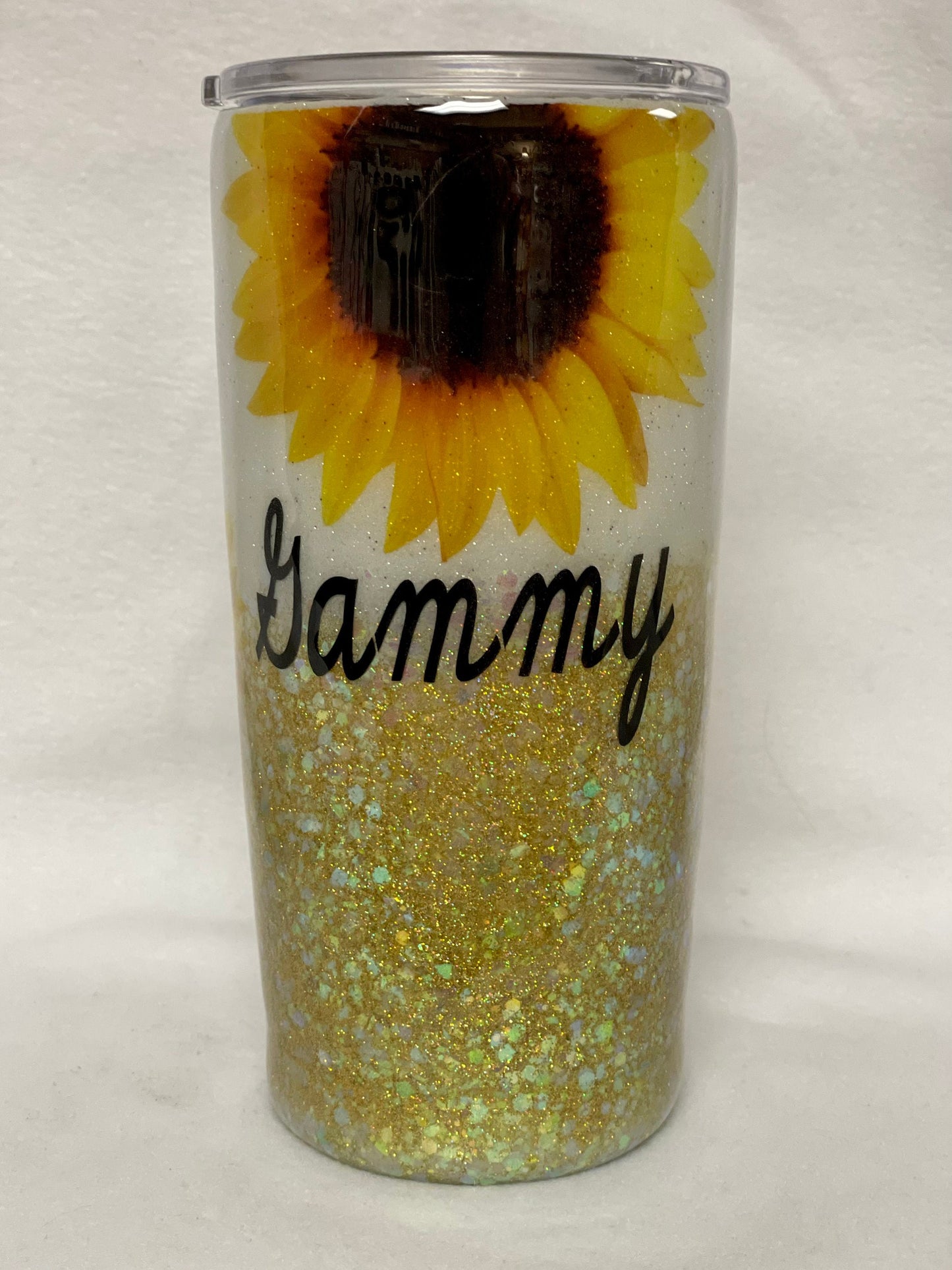 Love Sunflowers? Enjoy a beverage in this 20oz Tumbler.