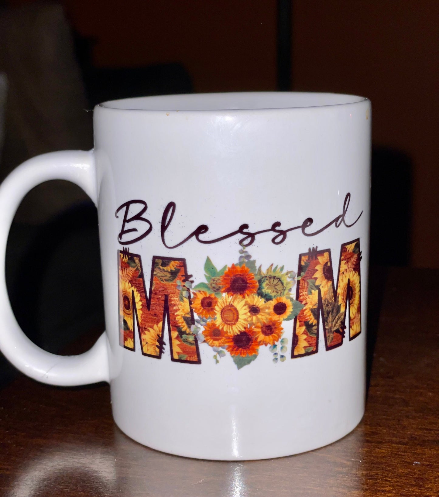 Enjoy your coffee in this 14 ounce ceramic coffee cup!