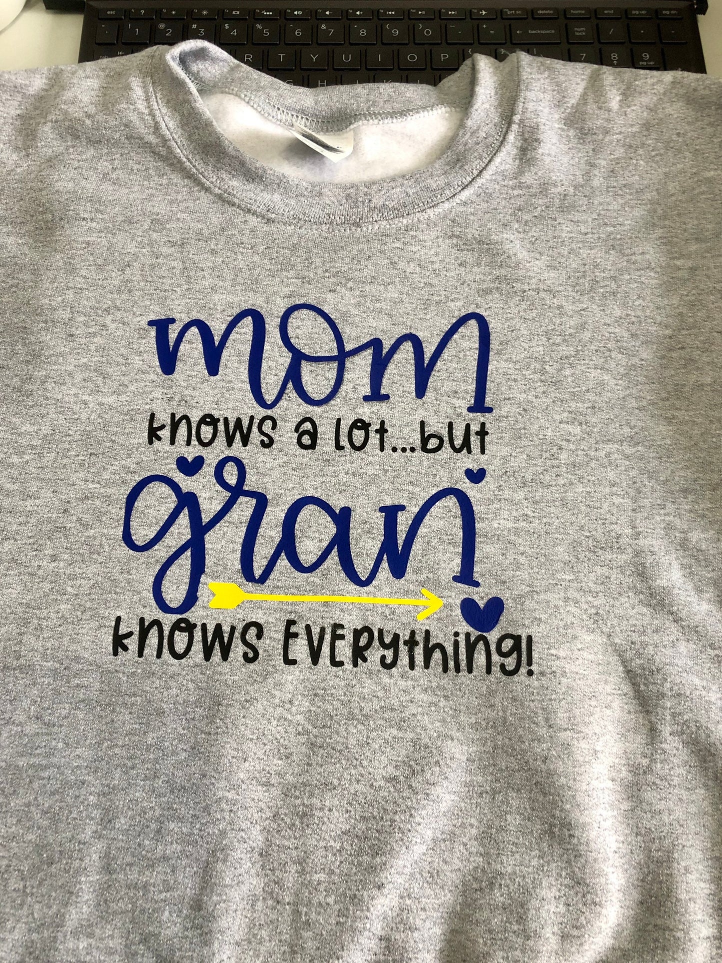 Small, Medium, Large or X-Large unisex adult sweatshirt