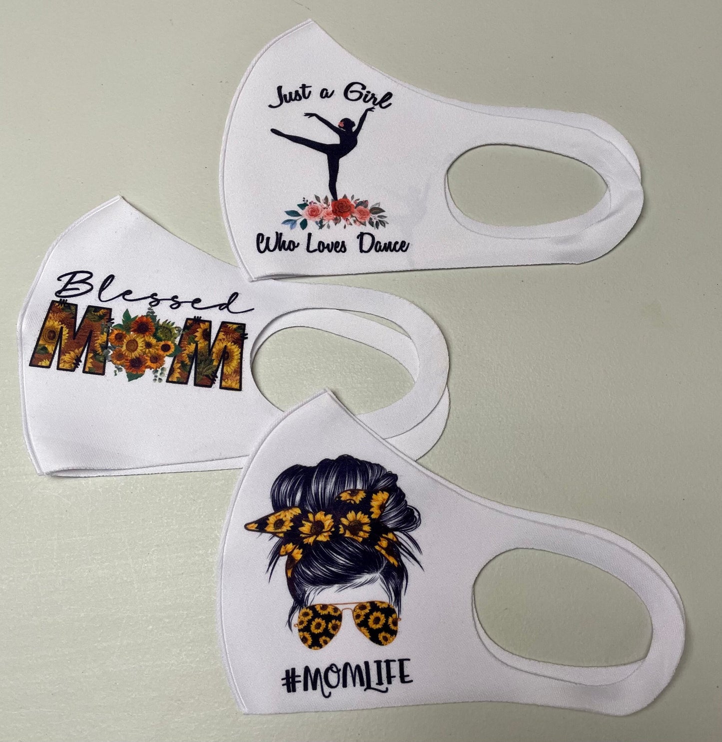White Face Mask/ protective wear