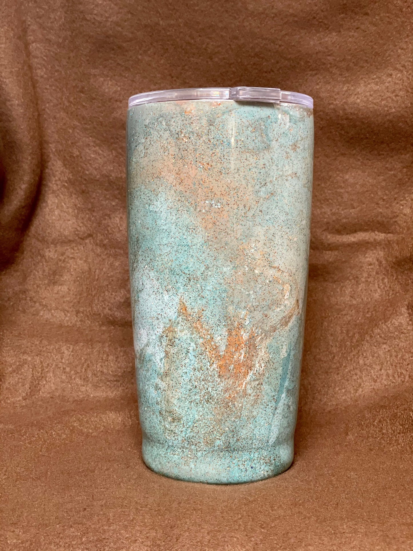 You can Personalize your own tumbler. Enjoy your coffee or cold drink in this 20oz Tumbler.